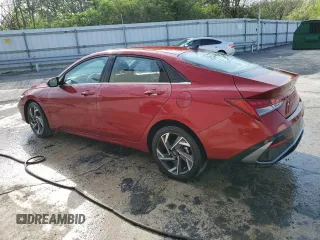 2025 Hyundai Elantra SEL Convenience with VIN KMHLS4DG3SU862593, listed as a Copart auction lot 55407335 with 13,935 mi miles and Clean Title. Bid and sale history available at DreamBid. Image 2.
