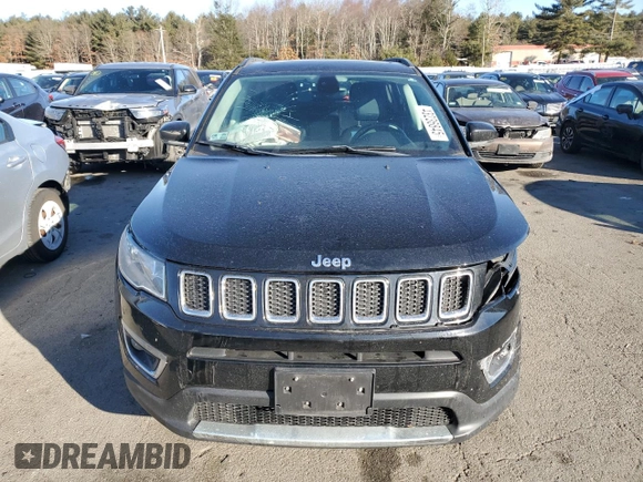 2018 Jeep Compass Limited with VIN 3C4NJDCB0JT245828, listed as a Copart auction lot 43236845 with 66,330 mi miles and Salvage Title. Bid and sale history available at DreamBid. Image 5.