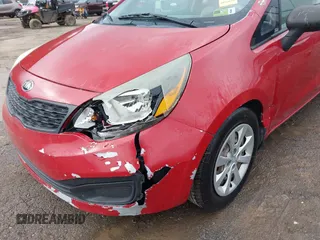 2013 Kia Rio LX with VIN KNADM4A34D6310495, listed as a IAAI auction lot 41986664 with 129,145 mi miles. Bid and sale history available at carsss.com. Image 6.