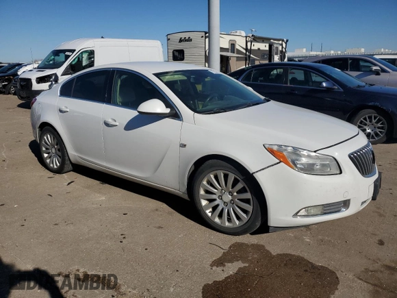 2011 Buick Regal CXL Turbo TO1 with VIN W04GV5EV1B1119278, listed as a Copart auction lot 77210764 with 177,516 mi miles and Salvage Title. Bid and sale history available at carsss.com. Image 4.