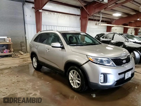 2015 Kia Sorento LX with VIN 5XYKT4A68FG607356, listed as a Copart auction lot 41841765 with 159,918 mi miles and Clean Title. Bid and sale history available at carsss.com. Image 14.
