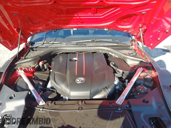 2022 Toyota GR Supra 3.0 with VIN WZ1DB0C01NW053500, listed as a IAAI auction lot 41657112 with 1 mi miles. Bid and sale history available at carsss.com. Image 10.