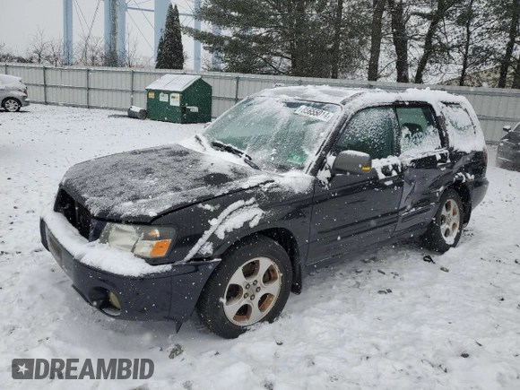 2003 Subaru Forester XS with VIN JF1SG65643H751182, listed as a Copart auction lot 85655014 with 235,283 mi miles and Salvage Title. Bid and sale history available at carsss.com. Image 1.