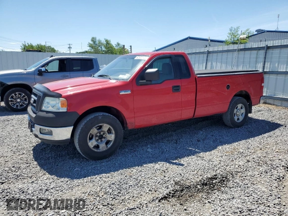 2005 Ford F-150 XL with VIN 1FTRF12255KC49318, listed as a Copart auction lot 62520105 with 118,268 mi miles and Clean title. Bid and sale history available at DreamBid. Image 1.