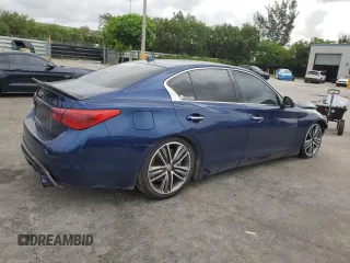 2017 Infiniti Q50 Sport z VIN JN1EV7AP6HM734340, wystawiony jako Copart lot #59717235 z przebiegiem 102 406 mil mil oraz Szkoda całkowita • Salvage title. Historia ofert i sprzedaży dostępna na DreamBid. Obrazek 3.