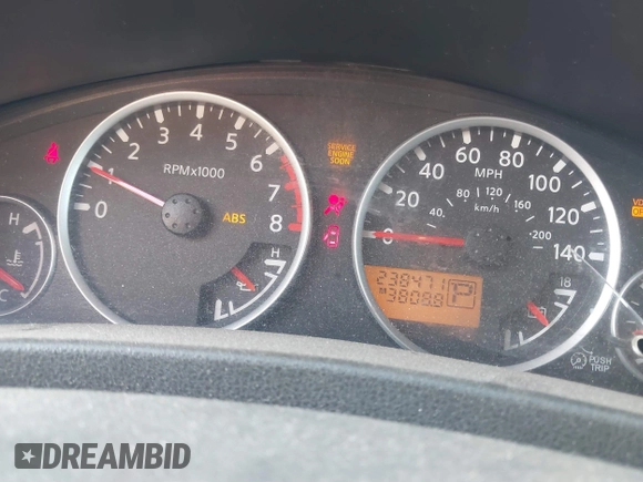 2008 Nissan Pathfinder S with VIN 5N1AR18U48C635588, listed as a IAAI auction lot 41477830 with 238,471 mi miles. Bid and sale history available at carsss.com. Image 7.