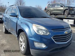 2016 Chevrolet Equinox LT z VIN 2GNALCEK1G6200207, wystawiony jako IAAI lot #41784247 z przebiegiem 134 504 mil mil oraz . Historia ofert i sprzedaży dostępna na DreamBid. Obrazek 1.