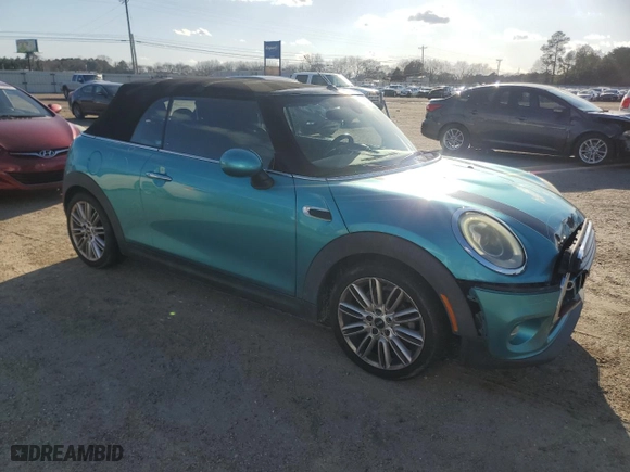 2017 MINI Convertible Cooper with VIN WMWWG5C3XH3A81477, listed as a Copart auction lot 47859555 with NaN miles and Salvage Title. Bid and sale history available at carsss.com. Image 4.