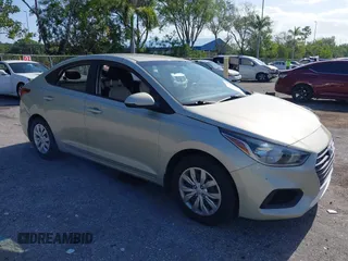 2018 Hyundai Accent SE with VIN 3KPC24A36JE033486, listed as a IAAI auction lot 41995147 with 75,599 mi miles. Bid and sale history available at carsss.com. Image 1.