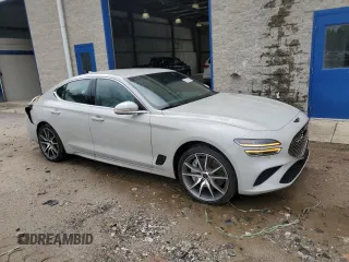 2025 Genesis G70 2.5T with VIN KMTG34SC2SU153528, listed as a Copart auction lot 64595435 with 18,752 mi miles and Clean title. Bid and sale history available at DreamBid. Image 4.