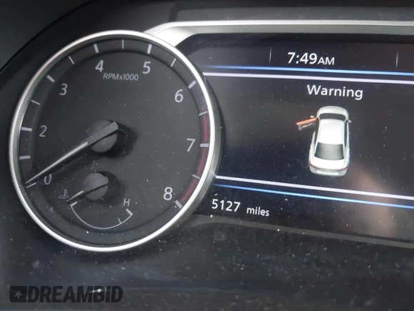 2025 Nissan Sentra SR with VIN 3N1AB8DV7SY297847, listed as a IAAI auction lot 42087240 with 5,127 mi miles and . Bid and sale history available at DreamBid. Image 14.