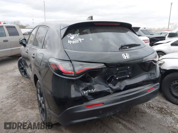 2024 Honda HR-V Sport with VIN 3CZRZ2H55RM742570, listed as a IAAI auction lot 41984710 with 25,515 mi miles and . Bid and sale history available at DreamBid. Image 6.