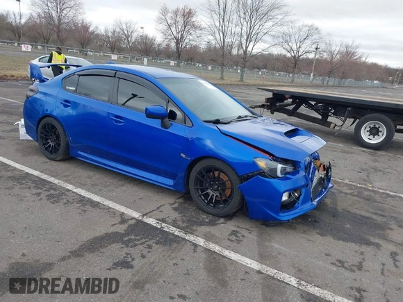 2016 Subaru WRX with VIN JF1VA1B64G9829384, listed as a IAAI auction lot 41811036 with 108,450 mi miles. Bid and sale history available at carsss.com. Image 1.