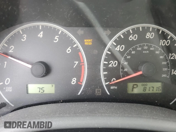 2010 Toyota Corolla z VIN JTDBU4EE5A9115764, wystawiony jako Copart lot #56968155 z przebiegiem 81 716 mil mil oraz Szkoda całkowita • Salvage title. Historia ofert i sprzedaży dostępna na DreamBid. Obrazek 9.