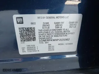 2023 Chevrolet Traverse LS with VIN 1GNERFKWXPJ131562, listed as a IAAI auction lot 41696940 with 25,791 mi miles. Bid and sale history available at carsss.com. Image 9.