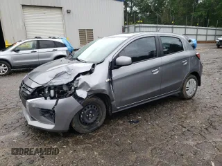 2022 Mitsubishi Mirage ES z VIN ML32AUHJ6NH007265, wystawiony jako Copart lot #58022215 z przebiegiem 28 972 mil mil oraz Szkoda całkowita • Salvage title. Historia ofert i sprzedaży dostępna na DreamBid. Obrazek 1.