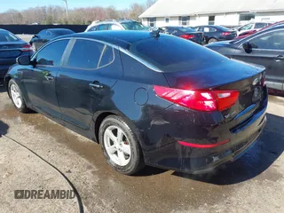 2014 Kia Optima LX with VIN 5XXGM4A71EG270298, listed as a IAAI auction lot 41839869 with 126,209 mi miles. Bid and sale history available at carsss.com. Image 3.