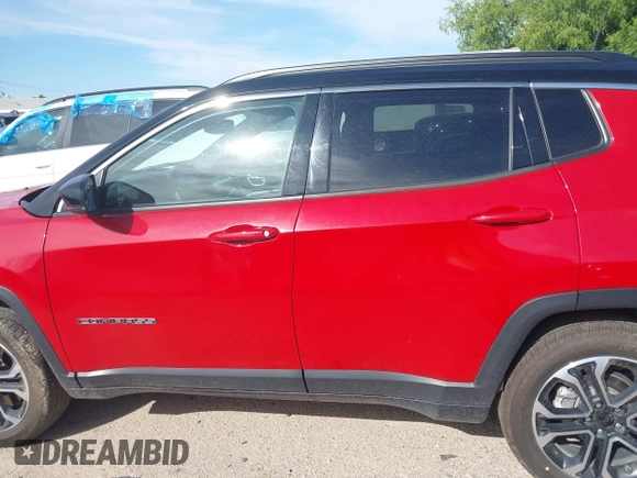 2024 Jeep Compass Limited z VIN 3C4NJDCN8RT595360, wystawiony jako IAAI lot #42323056 z przebiegiem 46 933 mil mil oraz . Historia ofert i sprzedaży dostępna na DreamBid. Obrazek 14.