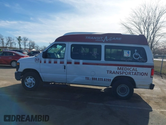 2014 Ford Econoline Cargo Commercial with VIN 1FTNE2EW6EDA35125, listed as a IAAI auction lot 41837491 with 207,713 mi miles and . Bid and sale history available at DreamBid. Image 14.