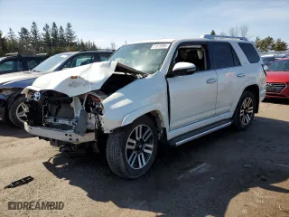2016 Toyota 4Runner Limited with VIN JTEBU5JR9G5314651, listed as a Copart auction lot 51619585 with 155,226 mi miles and Salvage Title. Bid and sale history available at carsss.com. Image 1.
