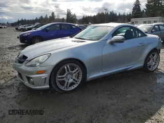 2009 Mercedes-Benz SLK-Class 5.5L AMG with VIN WDBWK73F09F193112, listed as a Copart auction lot 46370165 with 41,530 mi miles and Salvage Title. Bid and sale history available at carsss.com. Image 1.