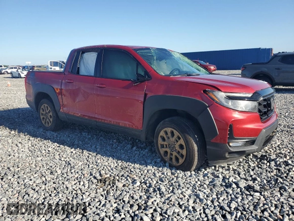 2021 Honda Ridgeline Sport with VIN 5FPYK3F10MB001789, listed as a Copart auction lot 56843985 with 57,132 mi miles and Non repairable. Bid and sale history available at DreamBid. Image 4.