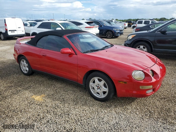 1996 Toyota Celica GT with VIN JT5FG02T9T0034712, listed as a Copart auction lot 74335604 with 171,657 mi miles and Salvage Title. Bid and sale history available at carsss.com. Image 4.
