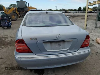 2005 Mercedes-Benz S-Class 5.0L with VIN WDBNG75J65A453860, listed as a Copart auction lot 73769764 with 0 mi miles and Salvage Title. Bid and sale history available at carsss.com. Image 6.