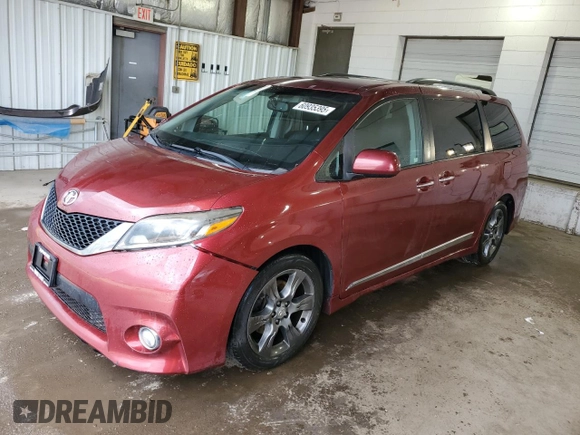 2016 Toyota Sienna SE с VIN 5TDXK3DC3GS758341, выставлен на аукционе Copart как лот 60935395 с пробегом 176 295 миль миль и Списание • Salvage title. История ставок и продаж доступна на DreamBid. Изображение 1.