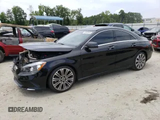 2018 Mercedes-Benz CLA 250 with VIN WDDSJ4EB8JN551889, listed as a Copart auction lot 58303543 with 93,078 mi miles and . Bid and sale history available at DreamBid. Image 1.