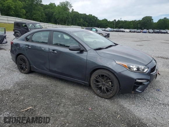 2021 Kia Forte GT-Line z VIN 3KPF34ADXME296099, wystawiony jako Copart lot #57674795 z przebiegiem 48 369 mil mil oraz Szkoda całkowita • Salvage title. Historia ofert i sprzedaży dostępna na DreamBid. Obrazek 4.