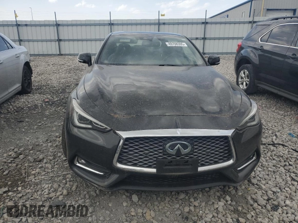 2017 Infiniti Q60 Red Sport 400 with VIN JN1FV7EL9HM701683, listed as a Copart auction lot 49708395 with 218,985 mi miles and Salvage Title. Bid and sale history available at carsss.com. Image 5.