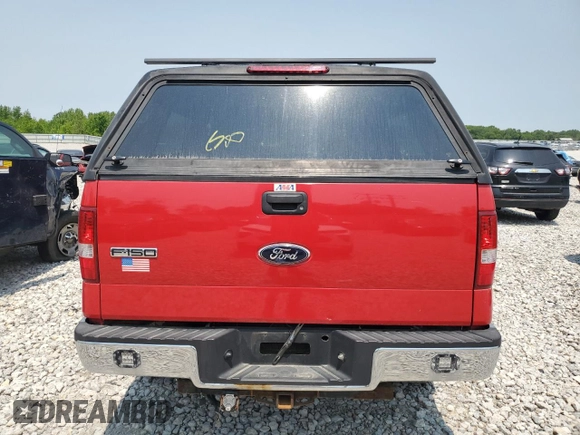 2008 Ford F-150 STX with VIN 1FTRX14W58FB17296, listed as a Copart auction lot 58791705 with Not provided miles and Clean title. Bid and sale history available at DreamBid. Image 6.
