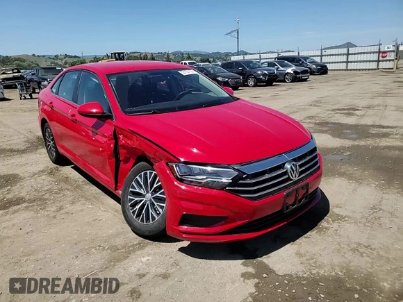 2021 Volkswagen Jetta S with VIN 3VWC57BU1MM002850, listed as a Copart auction lot 55103155 with 19,757 mi miles and Salvage title. Bid and sale history available at DreamBid. Image 13.