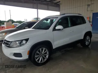 2017 Volkswagen Tiguan Wolfsburg Edition with VIN WVGRV7AX0HK018975, listed as a Copart auction lot 62085375 with 69,947 mi miles and Salvage title. Bid and sale history available at DreamBid. Image 1.