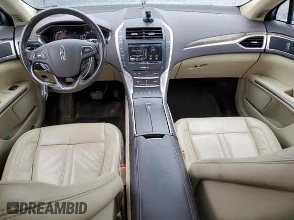 2015 Lincoln MKZ with VIN 3LN6L2J97FR625090, listed as a Copart auction lot 54340285 with 121,154 mi miles and Salvage title. Bid and sale history available at DreamBid. Image 8.