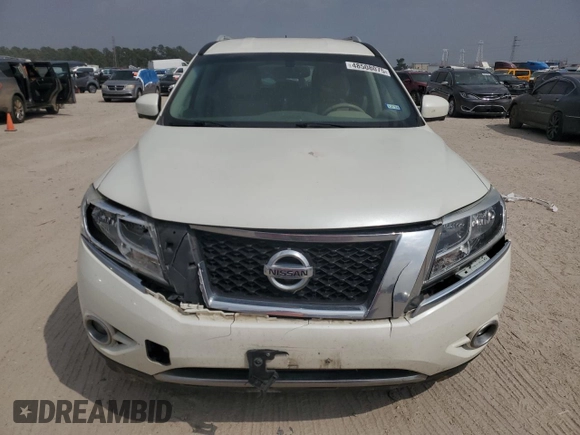 2015 Nissan Pathfinder S z VIN 5N1AR2MN4FC645328, wystawiony jako Copart lot #48508075 z przebiegiem 213 911 mil mil oraz Szkoda całkowita • Salvage title. Historia ofert i sprzedaży dostępna na DreamBid. Obrazek 5.