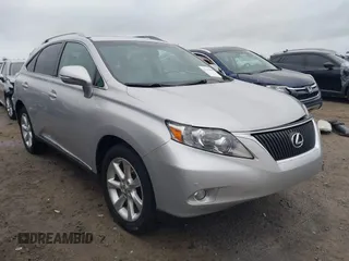 2010 Lexus RX 350 with VIN 2T2ZK1BA2AC031752, listed as a IAAI auction lot 41712099 with 164,871 mi miles. Bid and sale history available at carsss.com. Image 1.