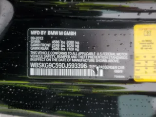 2013 BMW M3 z VIN WBSKG9C59DJ593396, wystawiony jako Copart lot #55317305 z przebiegiem 49 651 mil mil oraz Szkody całkowita. Historia ofert i sprzedaży dostępna na DreamBid. Obrazek 12.