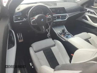 2022 BMW M4 Competition xDrive with VIN WBS43AZ02NCJ02450, listed as a Copart auction lot 77709924 with 22,378 mi miles and Non Repairable. Bid and sale history available at carsss.com. Image 8.