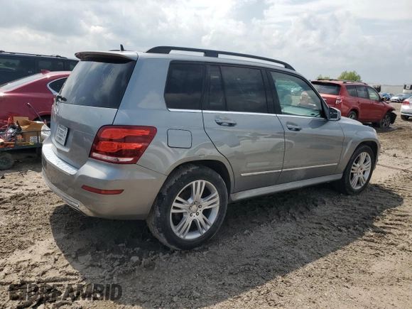 2015 Mercedes-Benz GLK with VIN WDCGG5HB5FG431196, listed as a Copart auction lot 54163055 with 143,046 mi miles and Clean Title. Bid and sale history available at carsss.com. Image 3.
