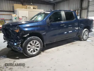 2022 Chevrolet Silverado 1500 Custom with VIN 1GCPDBEK4NZ580994, listed as a Copart auction lot 87164364 with 58,146 mi miles and Clean Title. Bid and sale history available at carsss.com. Image 1.