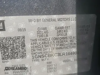 2020 Chevrolet Tahoe LT с VIN 1GNSCBKC3LR164904, выставлен на аукционе Copart как лот 52208895 с пробегом 100 346 миль миль и Списание • Salvage title. История ставок и продаж доступна на DreamBid. Изображение 14.