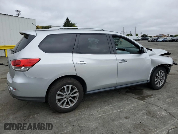 2016 Nissan Pathfinder S with VIN 5N1AR2MN4GC616428, listed as a Copart auction lot 63528025 with 92,974 mi miles and Salvage title. Bid and sale history available at DreamBid. Image 3.