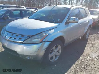 2003 Nissan Murano SL with VIN JN8AZ08WX3W225308, listed as a IAAI auction lot 41313008 with 999,999 mi miles. Bid and sale history available at carsss.com. Image 2.