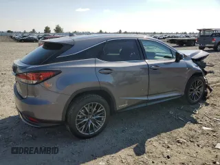 2022 Lexus RX with VIN 2T2YGMDA3NC080976, listed as a Copart auction lot 66697824 with 15,536 mi miles and Salvage Title. Bid and sale history available at carsss.com. Image 3.