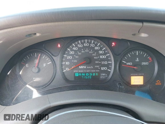 2005 Chevrolet Impala with VIN 2G1WF52EX59393851, listed as a IAAI auction lot 41848627 with 71,520 mi miles and . Bid and sale history available at DreamBid. Image 7.
