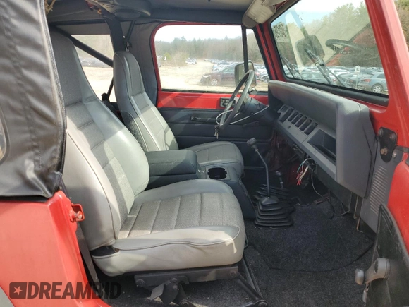 1993 Jeep Wrangler "S" with VIN 1J4FY19P6PP253652, listed as a Copart auction lot 54311795 with 308,487 mi miles and Clean Title. Bid and sale history available at carsss.com. Image 10.