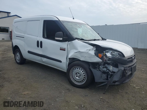 2018 Ram ProMaster City Cargo Tradesman with VIN ZFBERFAB2J6L43487, listed as a Copart auction lot 68711734 with 125,806 mi miles and Salvage Title. Bid and sale history available at DreamBid. Image 4.