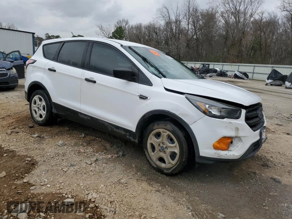 2018 Ford Escape S with VIN 1FMCU0F78JUB24433, listed as a Copart auction lot 48077905 with Not Provided miles and Salvage Title. Bid and sale history available at carsss.com. Image 4.